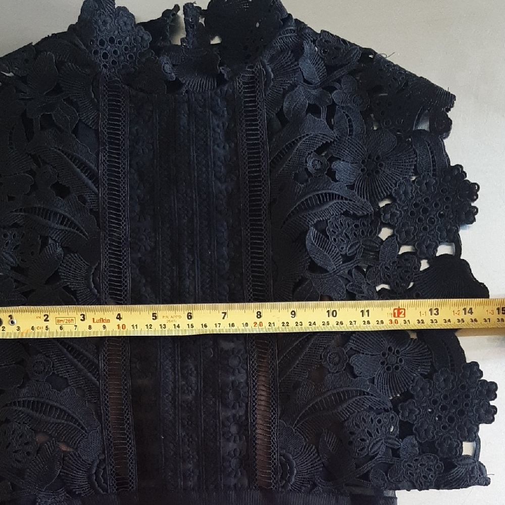 🔥SELF PORtraIT Midi🔥Formal Lace Top Dress PROM/WEDDING - Picture 11 of 16